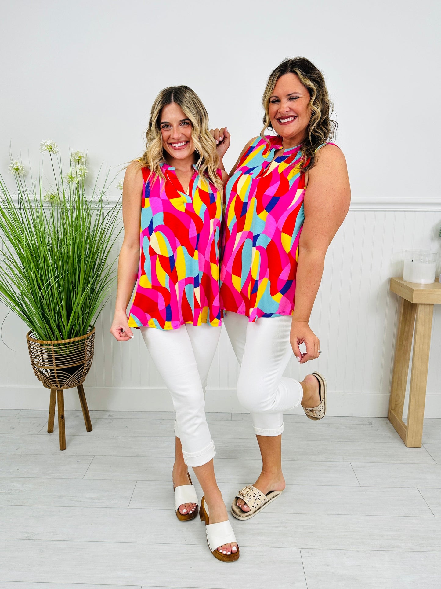 Sunshine Energy Top in Chicago Print