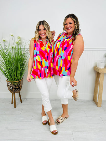 Sunshine Energy Top in Chicago Print