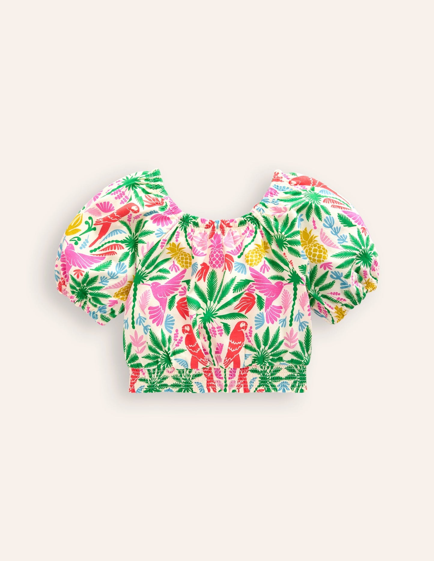 Bubble Top-Multi Rainbow Palm