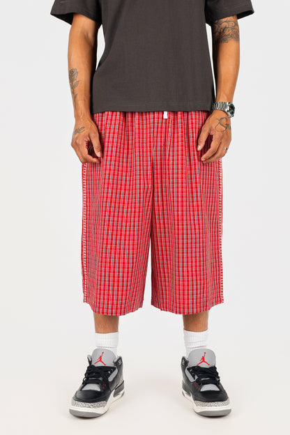 Baggy Plaid Shorts