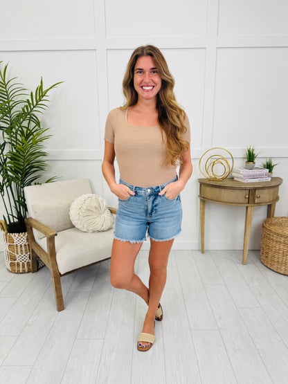 The Staple Story Top In Latte
