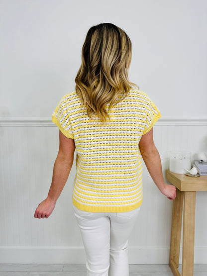 Nautical Knit Top In Multiple Colors