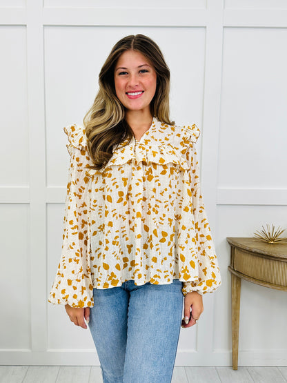 Rustic Gardens Top in Ivory