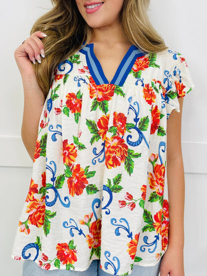 The Riviera Bloom Top