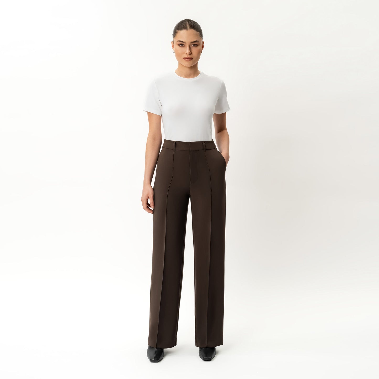 Crepe Relaxed Trouser