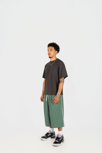 Baggy Plaid Shorts