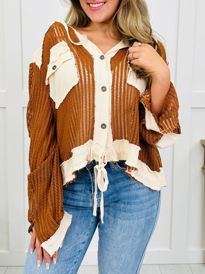 Restless & Free Jacket In Choco Multi