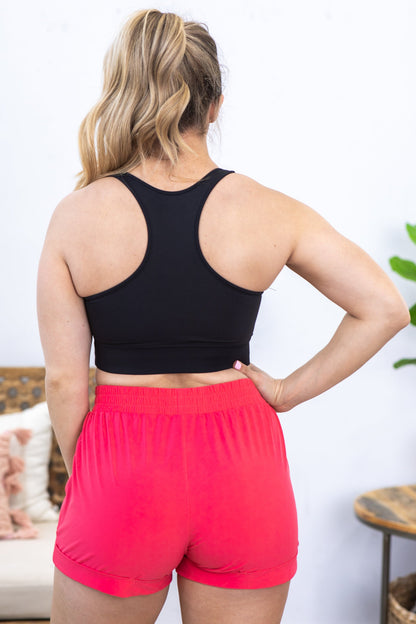 Black Athletic Racerback Bralette