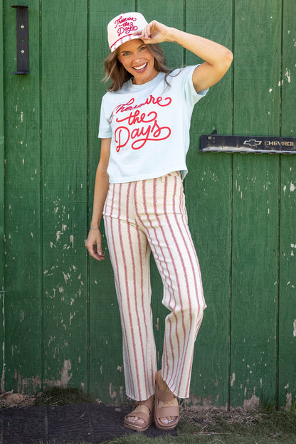 Baseball Denim Pants