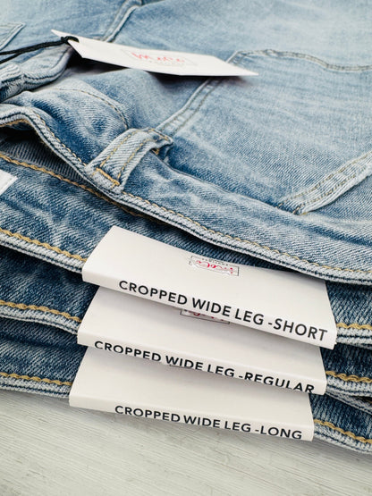Style Standard Tummy Control Cropped Wide Leg Jeans In Multiple Inseams