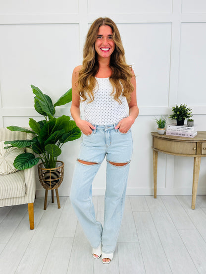 Judy Blue Dazzle Me Rigid Magic Straight Leg Jeans