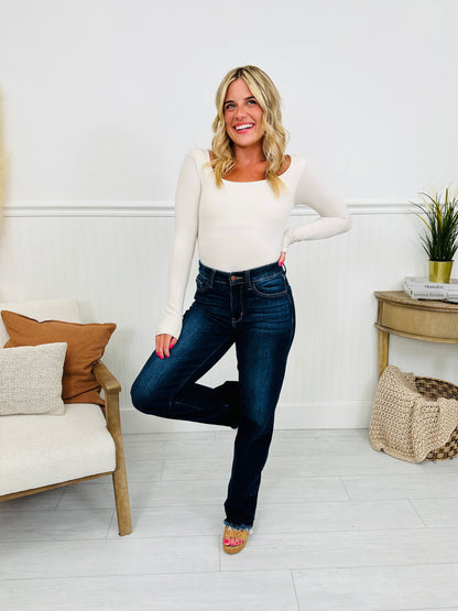 Judy Blue Keep You in The Dark Straight Leg Jeans