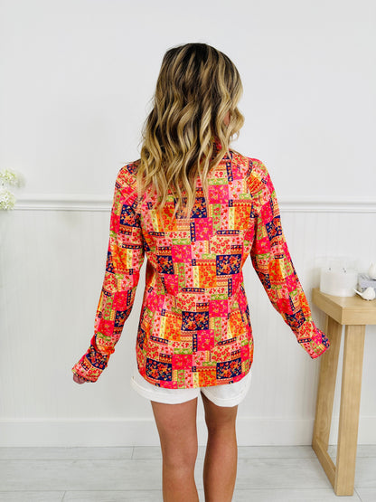 Where Spring Begins Top in Wilmington Print