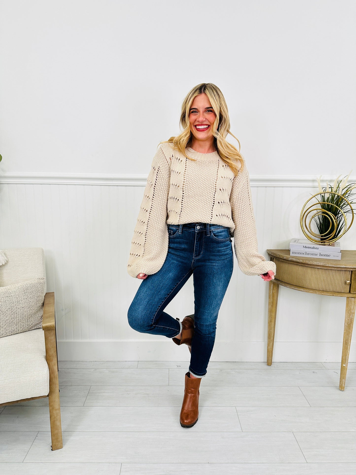 Judy Blue Keep Me Cozy Thermal Skinny Jeans