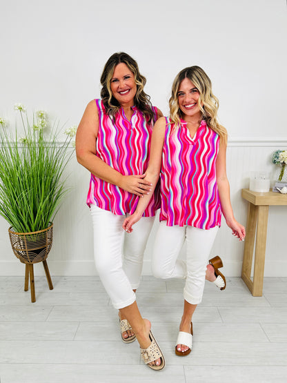 Sunshine Energy Top in San Diego Print
