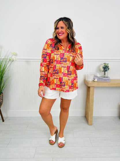 Where Spring Begins Top in Wilmington Print
