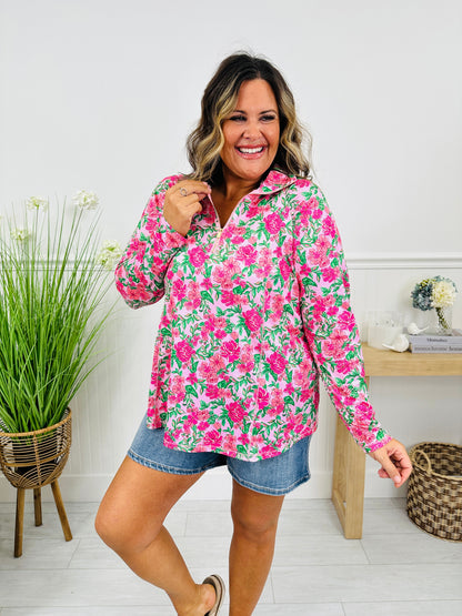 Where Spring Begins Top in Maui Print