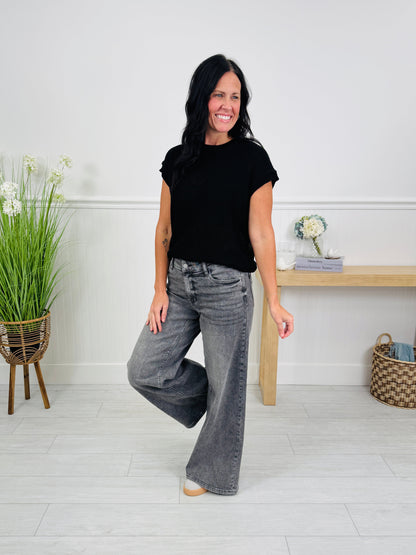 Judy Blue Smoke Show Palazzo Wide Leg Jeans