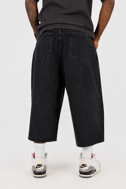 Balloon Cut Denim Jorts