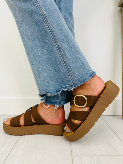 Drifting Away Sandals In Brown