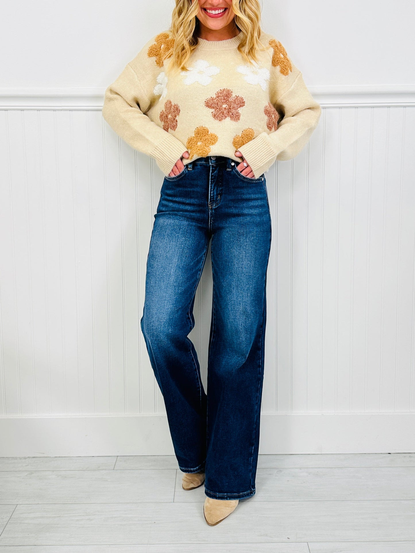Made For You Wide Leg Jeans in Multiple Inseams