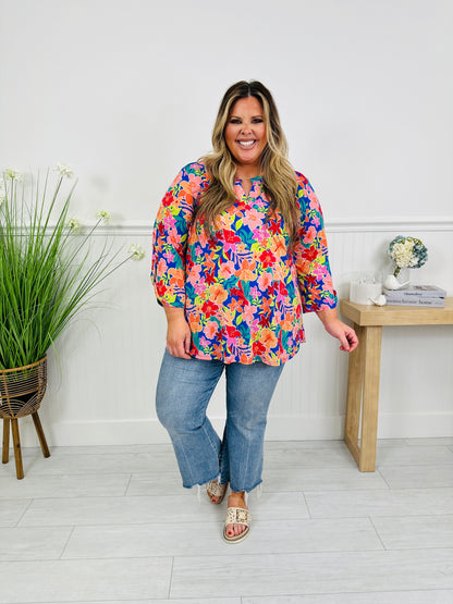Sweet Like Spring Top in Savannah Print