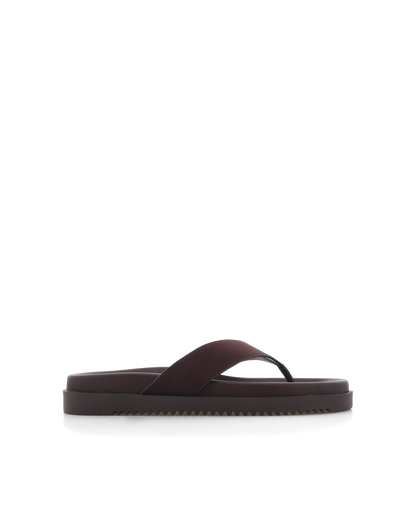 Aila Sandal Dark Cacao Suede