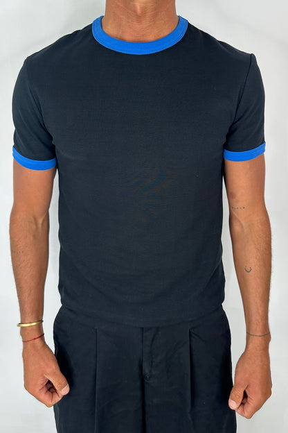 Charlie Ringer Tee Black
