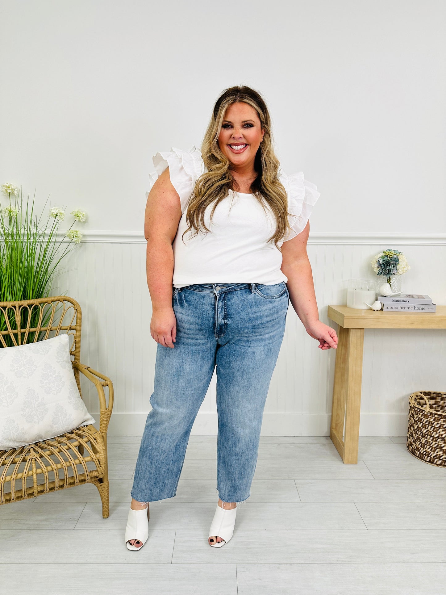 Clean Slate Straight Leg Tummy Control Jeans