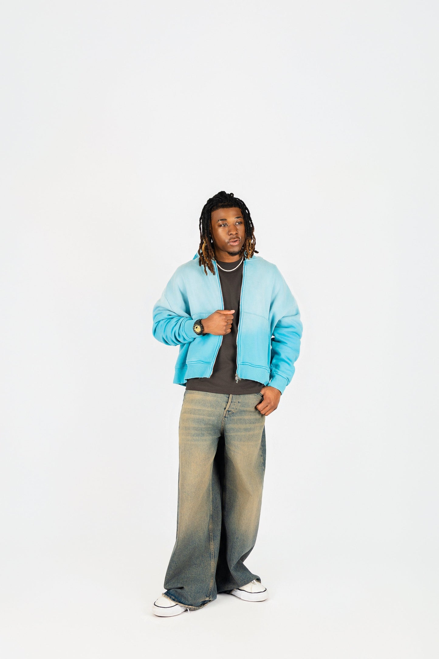 Weathered Zip Up