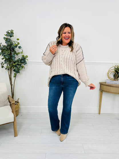 Judy Blue Cozy Classic Thermal Bootcut Jeans