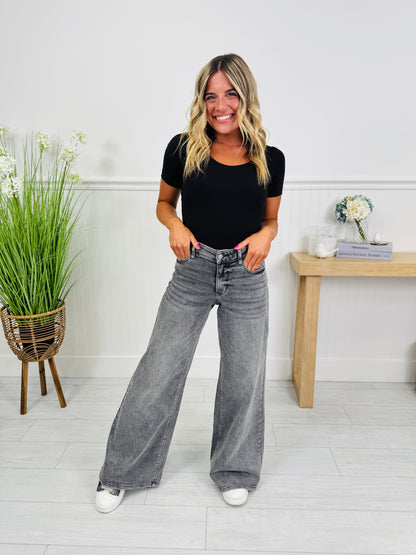 Judy Blue Smoke Show Palazzo Wide Leg Jeans