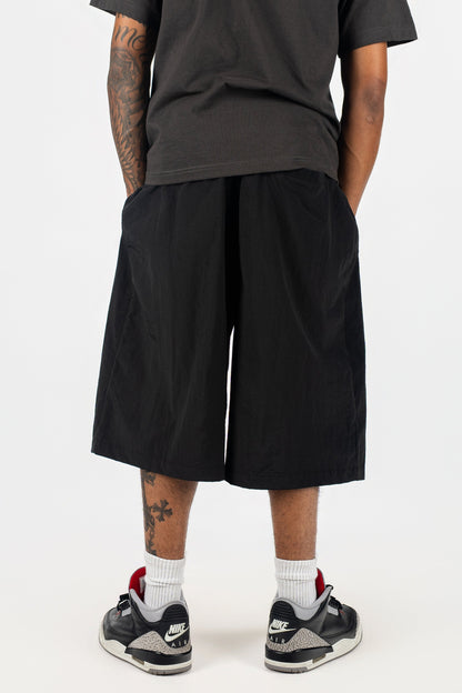 Oversized Nylon Shorts