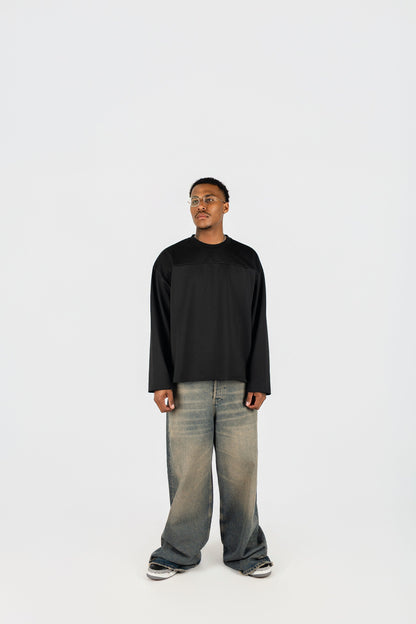 Long Sleeve Mesh Jersey