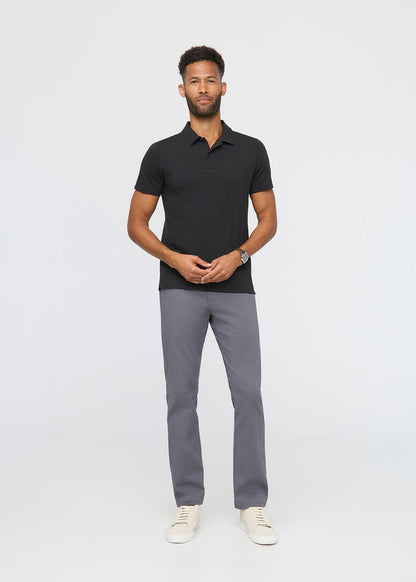 Air Flow Pique Polo - Black