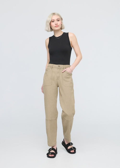 Stretch Canvas Utility Pant - Tan