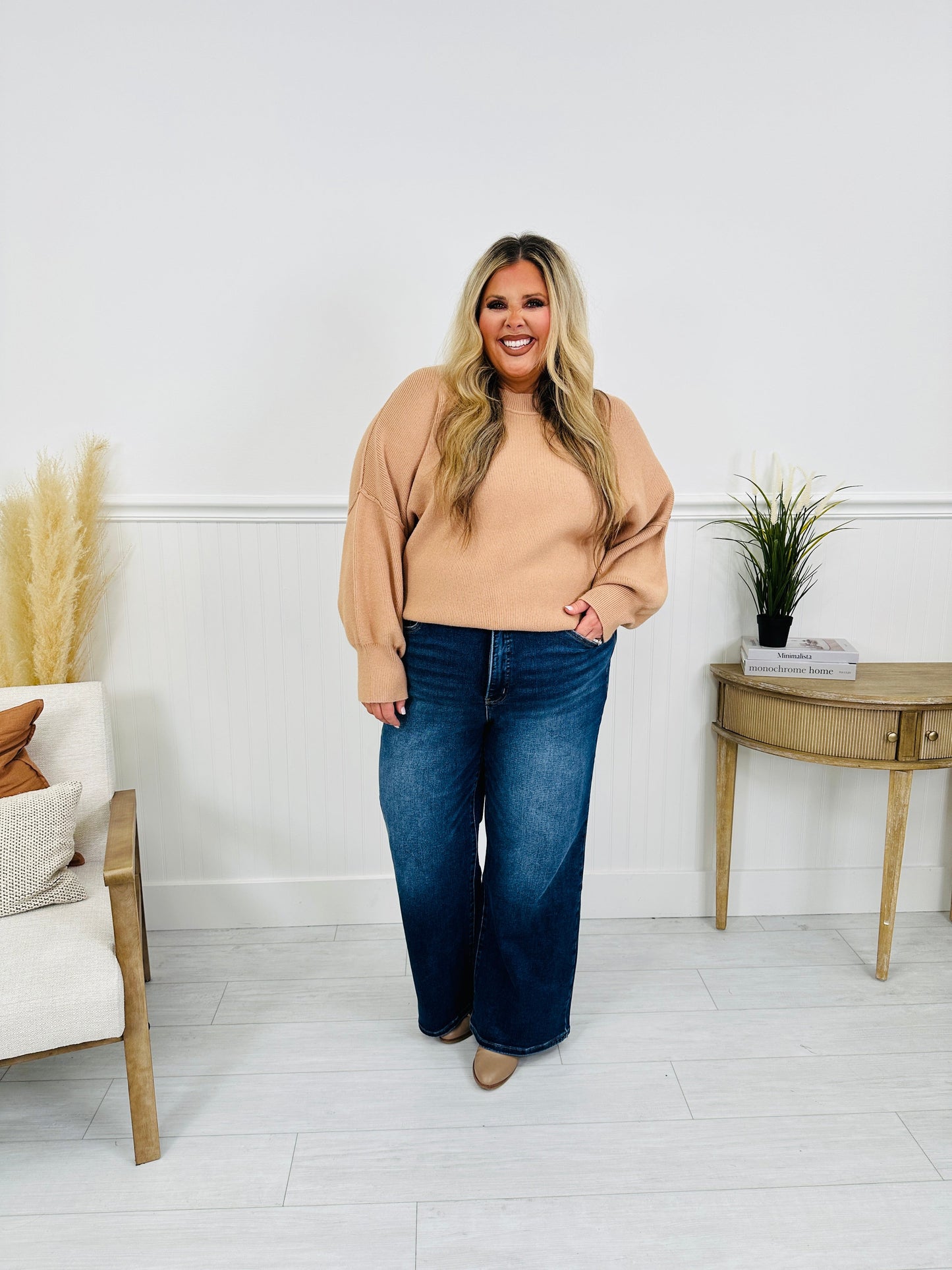 Made For You Wide Leg Jeans in Multiple Inseams