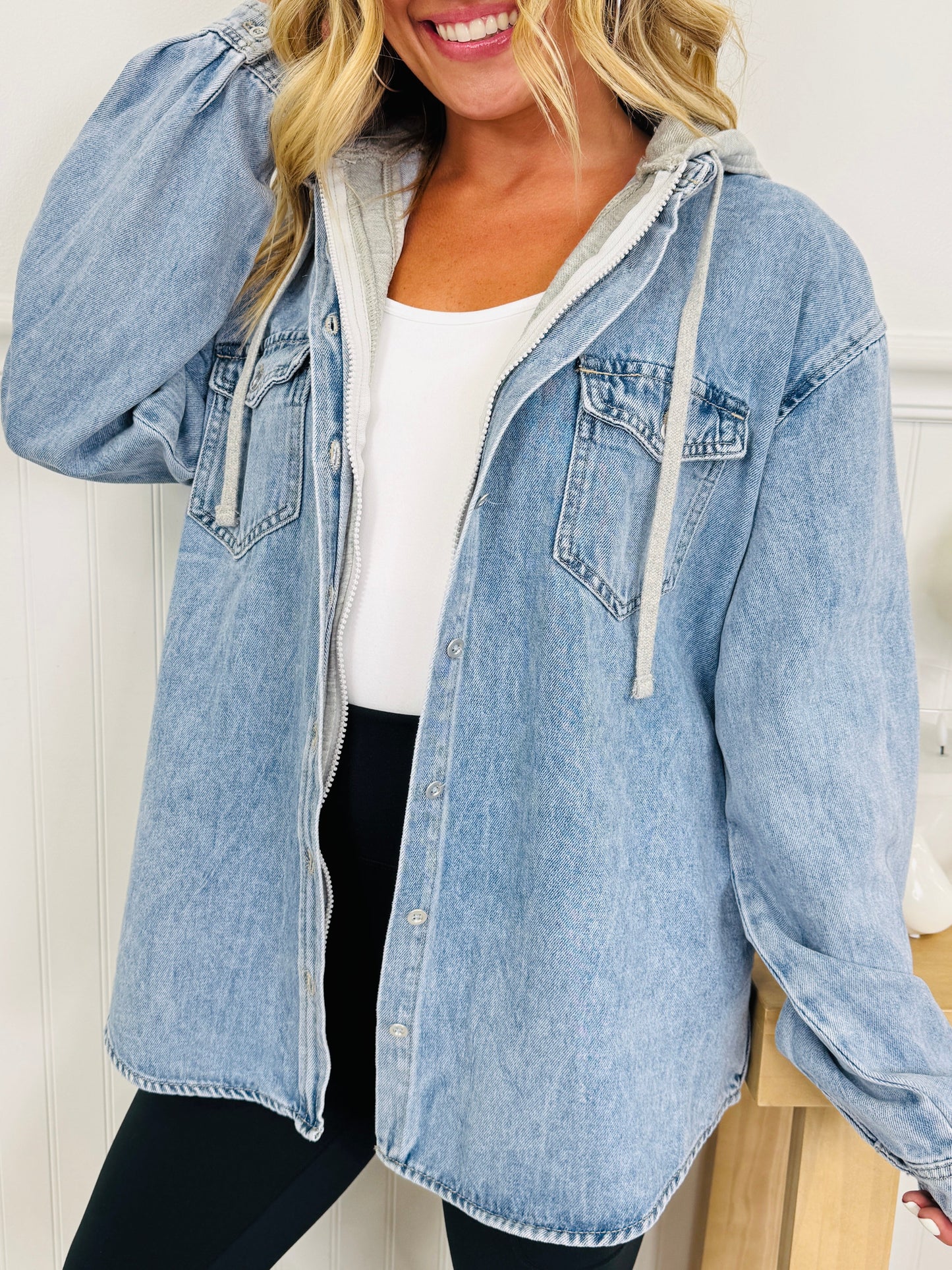 Hood Required Denim Jacket