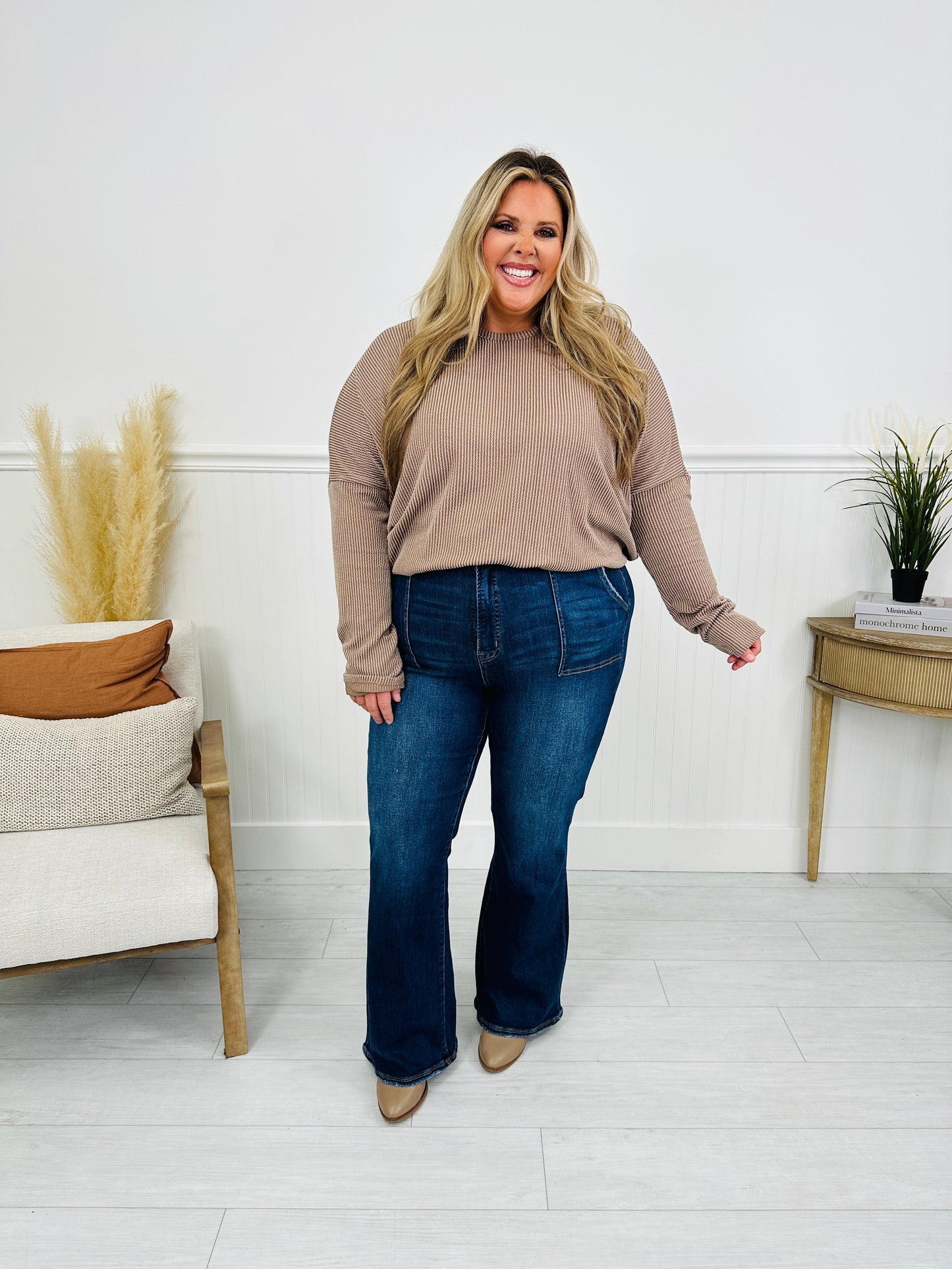 Pocket Goals Tummy Control Bootcut Jeans