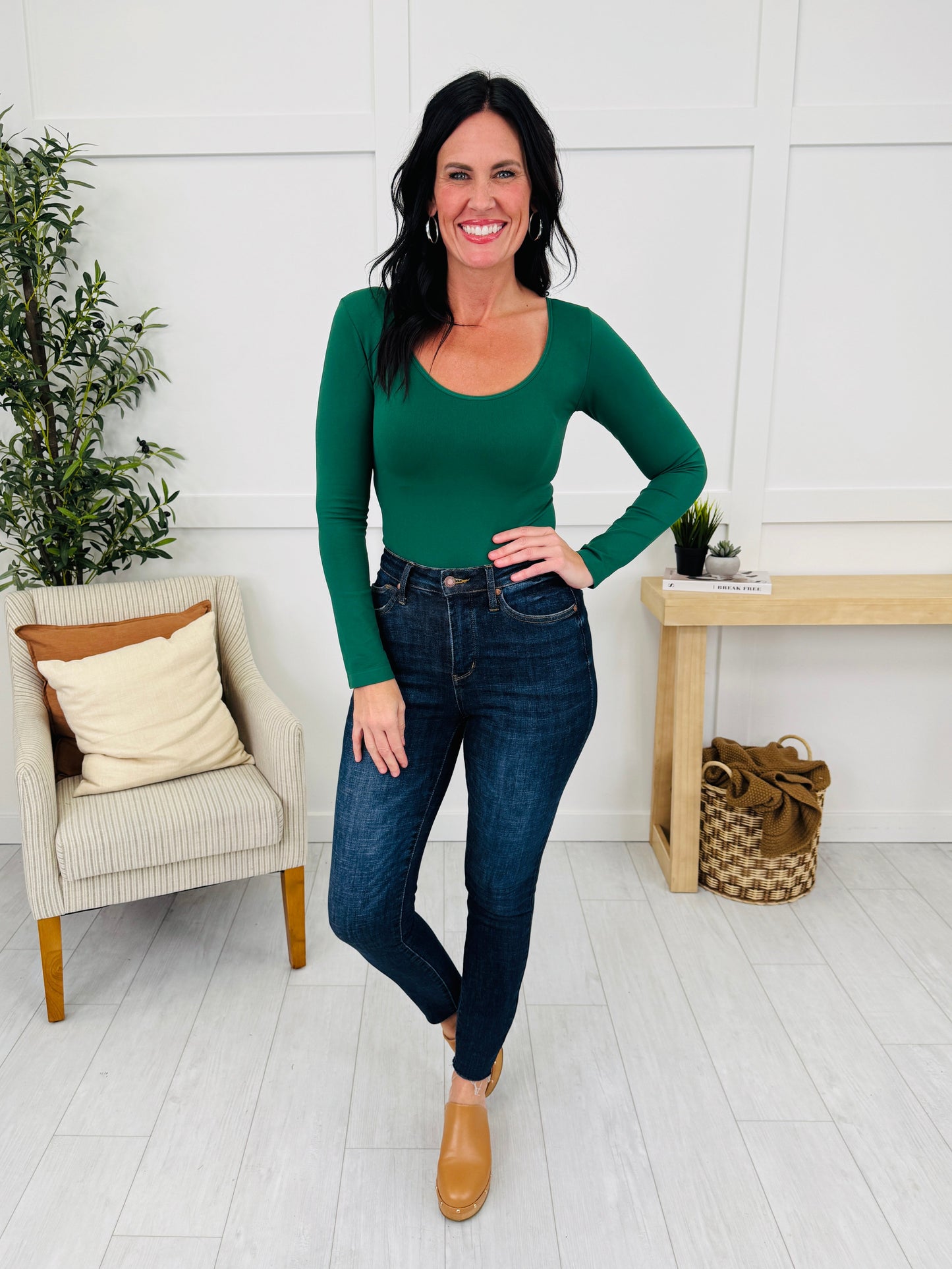 Seamless Body Contour Long Sleeve Shapewear Bodysuit in Multiple Colors!