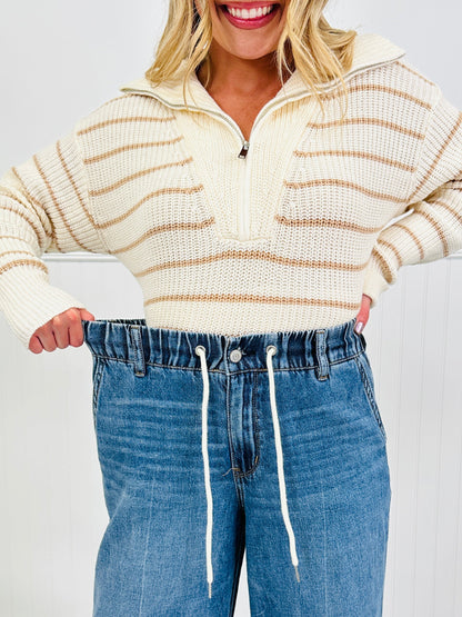 Judy Blue Easy Does It Featherweight Palazzo Jeans
