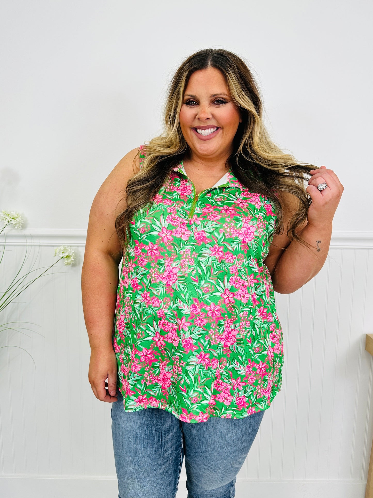 Heatwave Haven Tank Top in Savannah Print