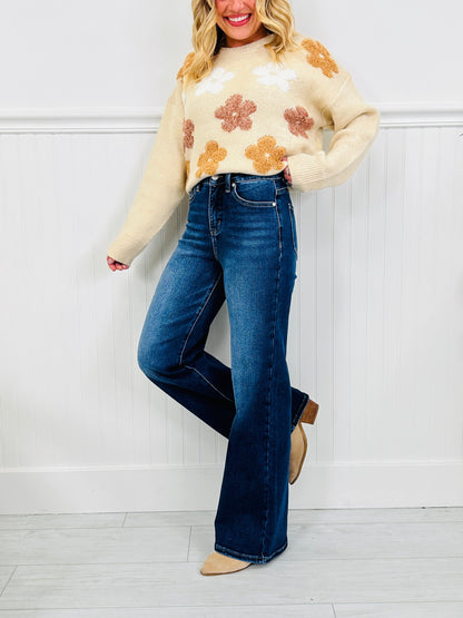 Made For You Wide Leg Jeans in Multiple Inseams