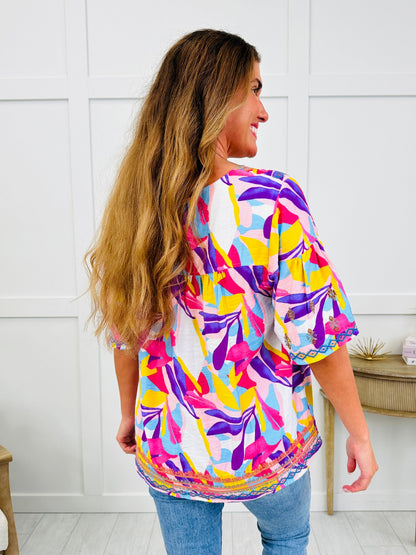 Sweet Magnolia Top In Dewberry