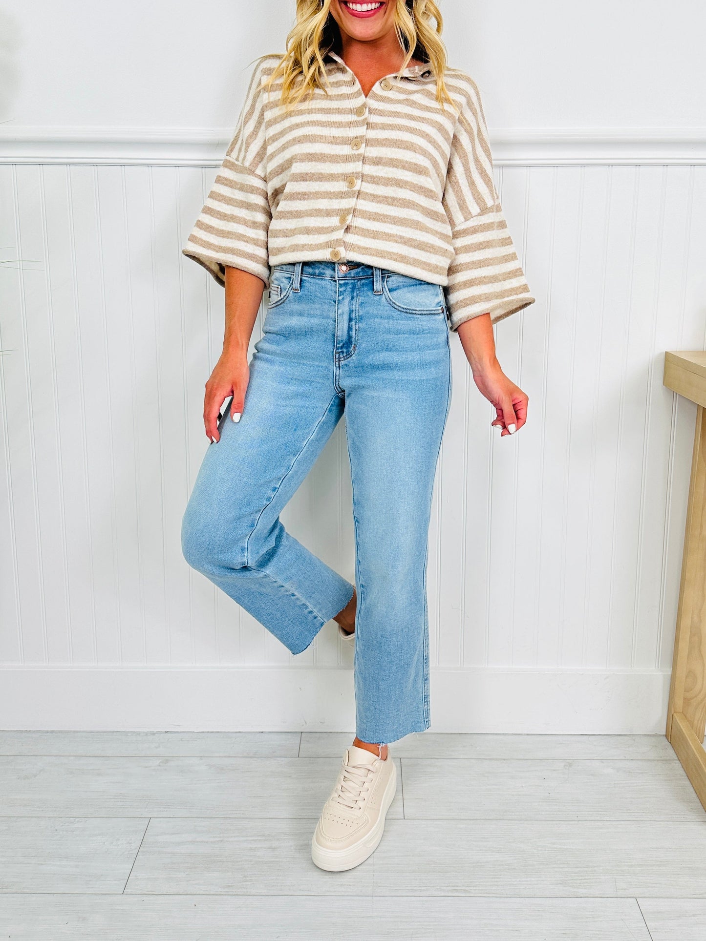 Judy Blue Feel Good Fit Ankle Straight Jeans