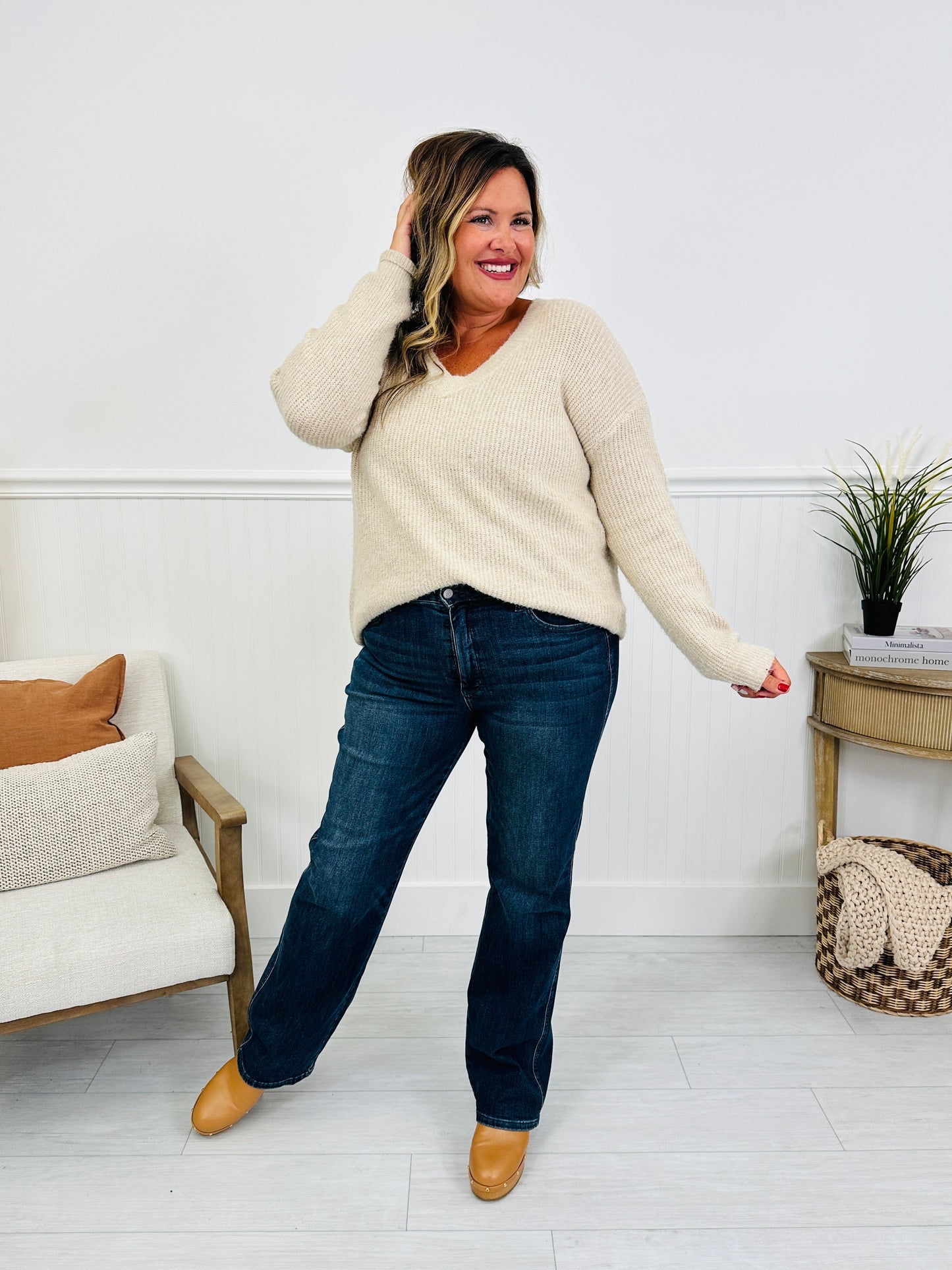 Judy Blue Be In Control Tummy Control Straight Jeans in Regular and Petite