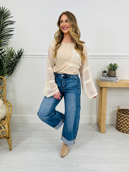 Spring Ready Tummy Control Slim Barrel Jeans