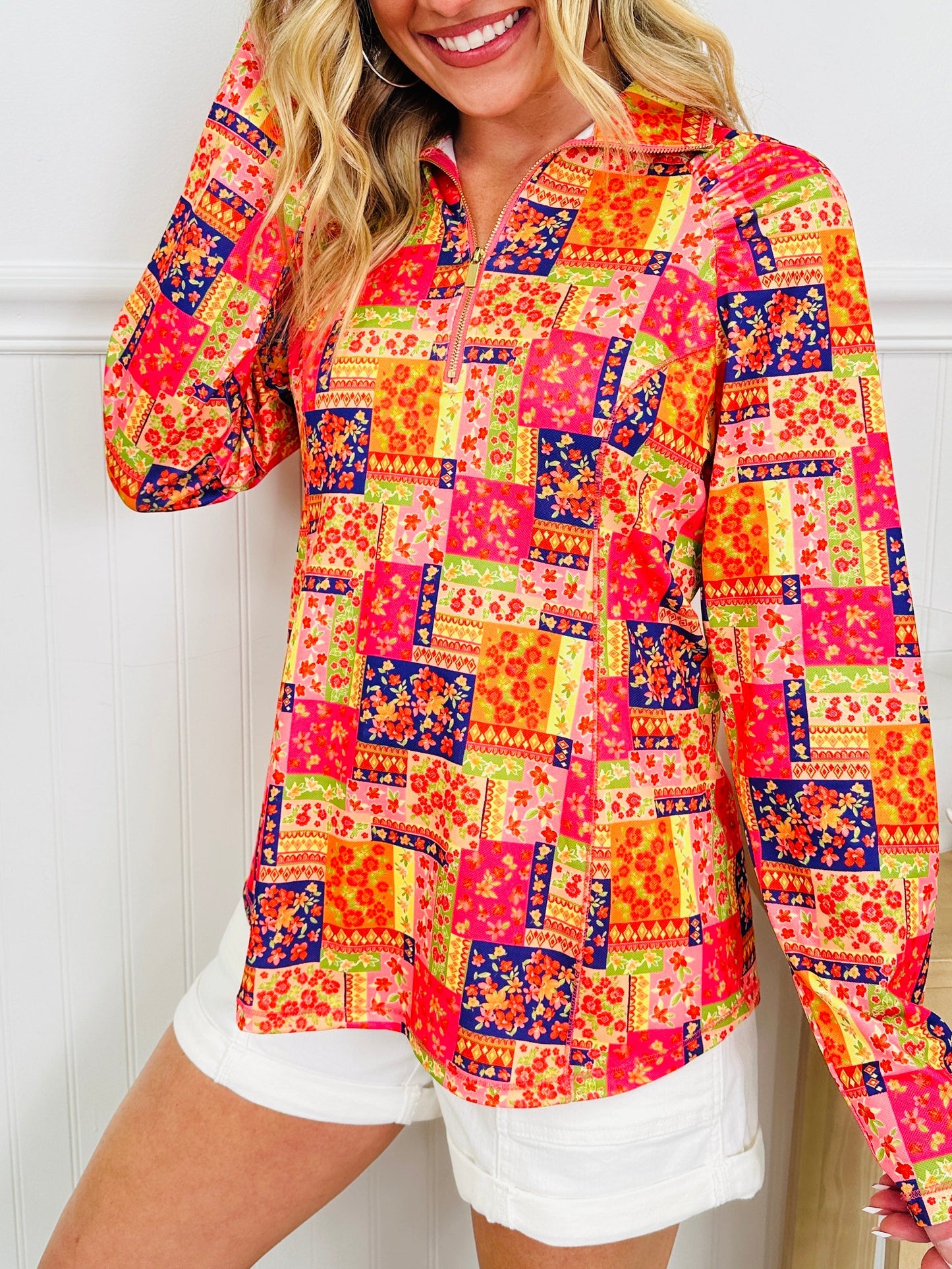 Where Spring Begins Top in Wilmington Print