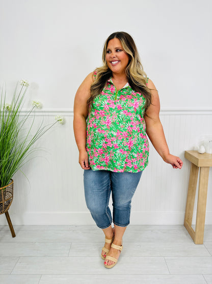 Heatwave Haven Tank Top in Savannah Print