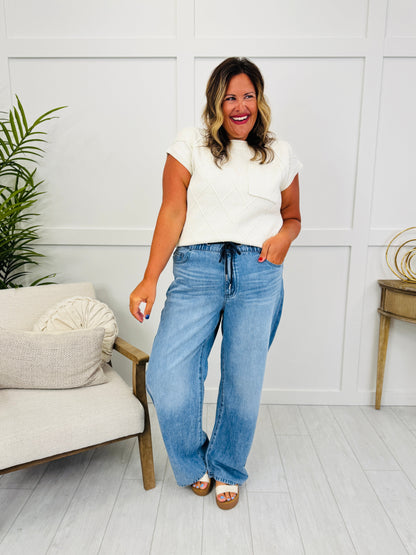 Judy Blue Grab and Go Elastic Waistband Jeans